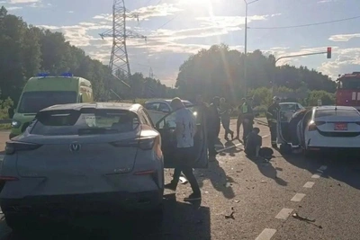 Столкновение Changan и Hyundai в Ленобласти: трое пострадавших
