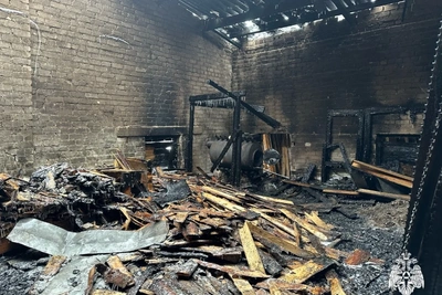 Пожар на лесопилке в Ярославской области: есть пострадавший