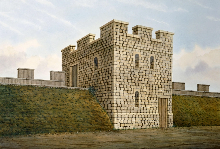 Примерно так могла выглядеть одна из сторожевых башен Адрианова вала | Источник: Arcaid Images via Legion Media