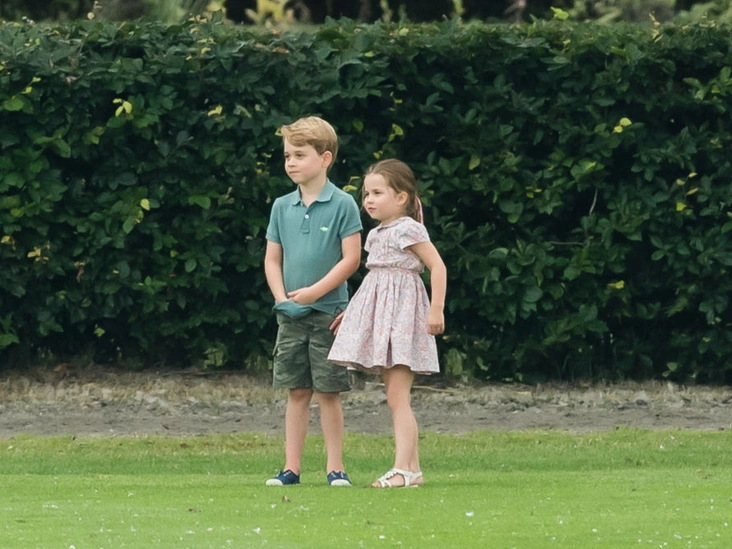 Принц Джордж и принцесса Шарлотта на благотворительном мероприятии, Уокингем, 10 июля 2019