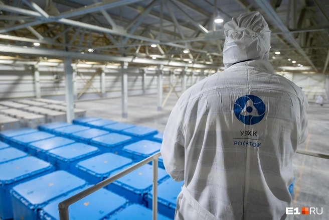 Это здание предназначено для промежуточного хранения отходов | Источник: Владислав Лоншаков / E1.RU