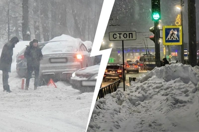 Ярославцы пожаловались на пробки и снежные завалы