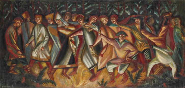 Ночь накануне Ивана Купалы | Источник: Fine Art Images