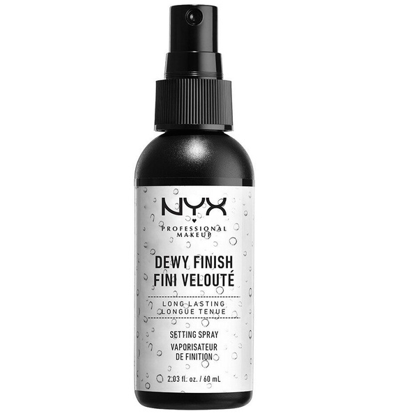 Спрей-фиксатор для макияжа Dewy Finish Setting Spray NYX professional makeup 