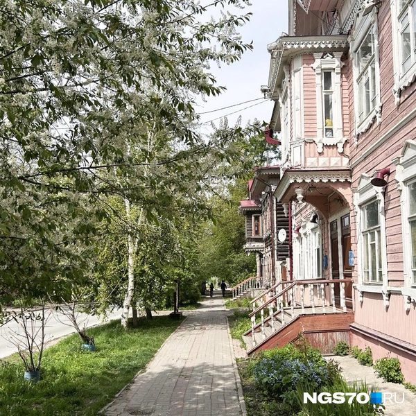 Очень тихий и зеленый уголок | Источник: Анастасия Харламова / NGS70.RU