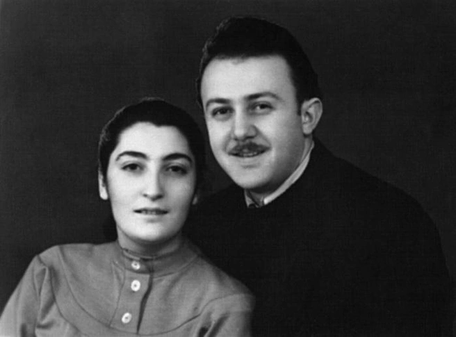 Инесса Андроникашвили и Зураб Церетели | Источник: архив семьи Церетели