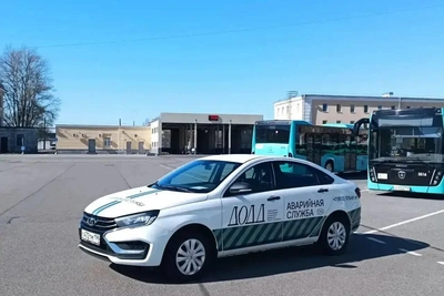 Дорожный патруль начал работу в центре Петербурга