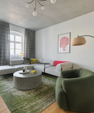 Интерьер недели: ремонт в съемной квартире 90 м² в Берлине