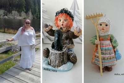 Perm Woman Creates Unique Cotton Christmas Ornaments