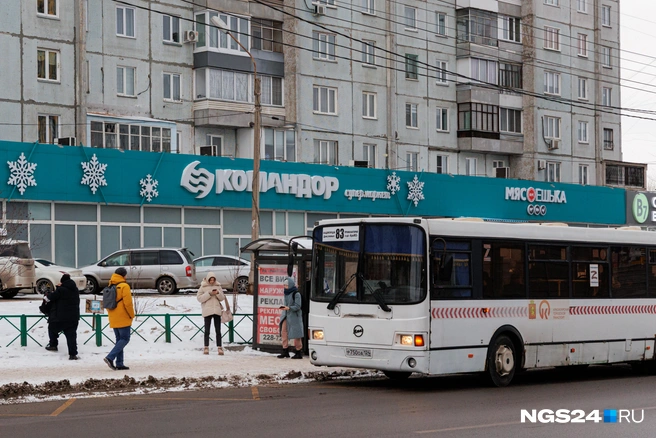 Через дорогу — остановки и магазины. Но ходить до них неудобно — пешеходные переходы далеко | Источник: Мария Ленц / NGS24.RU