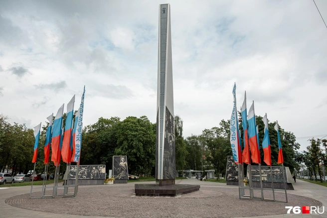 Стелла в Парке мира в Ярославле | Источник: Александр Куренной / 76.RU