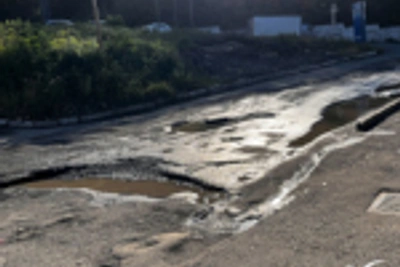 Дорогу на Руднева снова размыло дождями