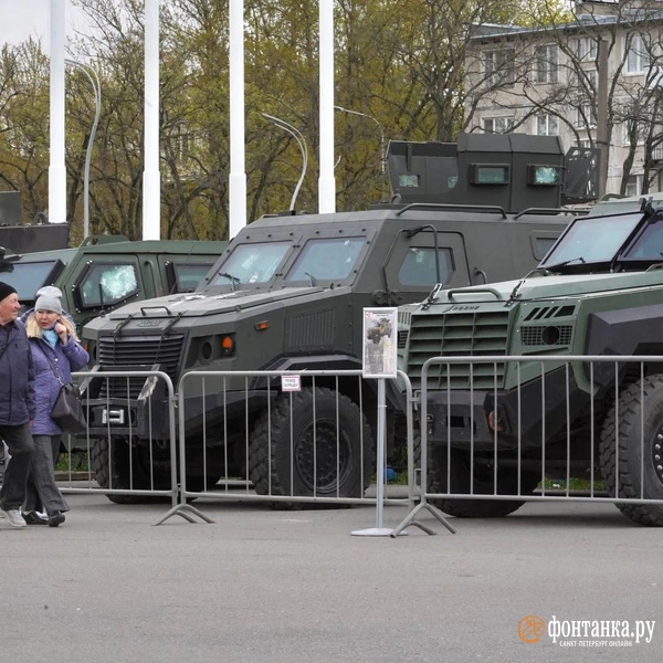 В Петербурге покажут трофейную технику стран НАТО | Источник: Павел Даиси / «Фонтанка.ру»