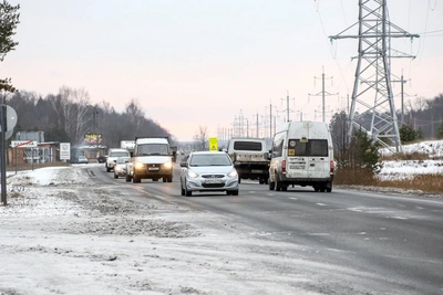 Трассу под Нижним Новгородом сузят до двух полос из-за ремонта