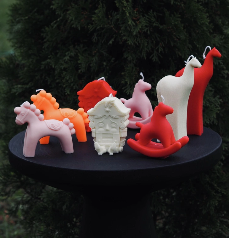 Щелкунчик и лошадка: новогодняя коллекция свечей от Sense You