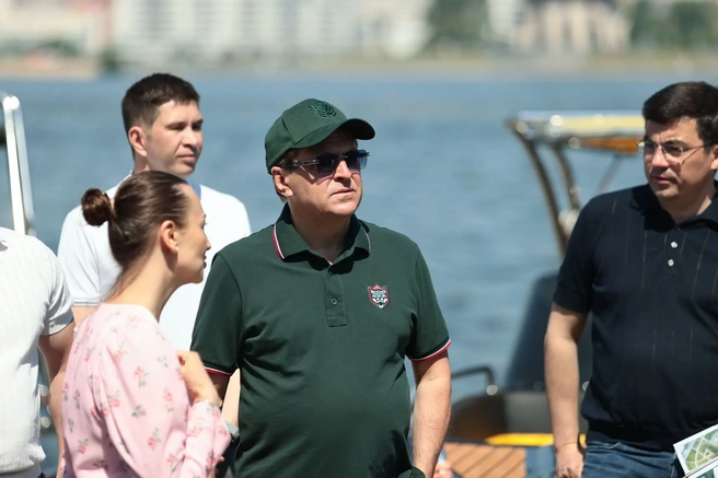 Мэр Казани заранее подготовился к матчу | Источник: Марат Мугинов / kzn.ru