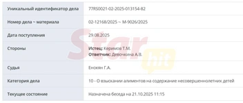 Заседания по спорным пунктам алиментного соглашения назначены на конец октября и конец ноября