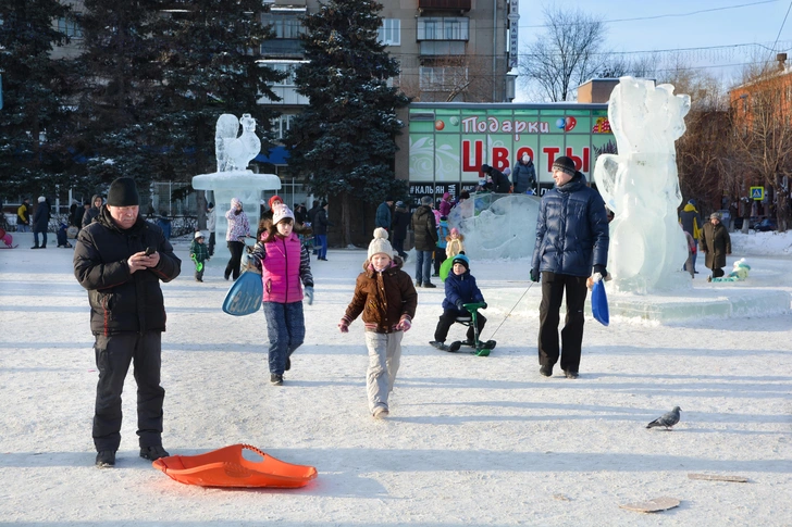 Челябинск, фестиваль ледовых скульптур, 2016 г., архивное фото | Источник: Olga Vasilyeva/Shutterstock/Fotodom.ru