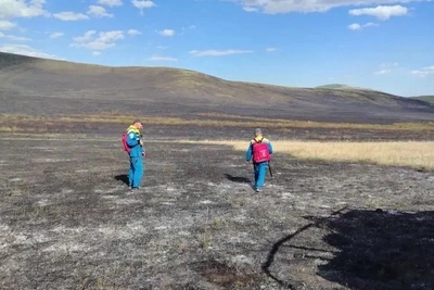 Степной пожар в Забайкалье потушили за 4 часа