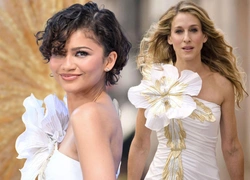 Зендея повторила культовый образ Кэрри Брэдшоу