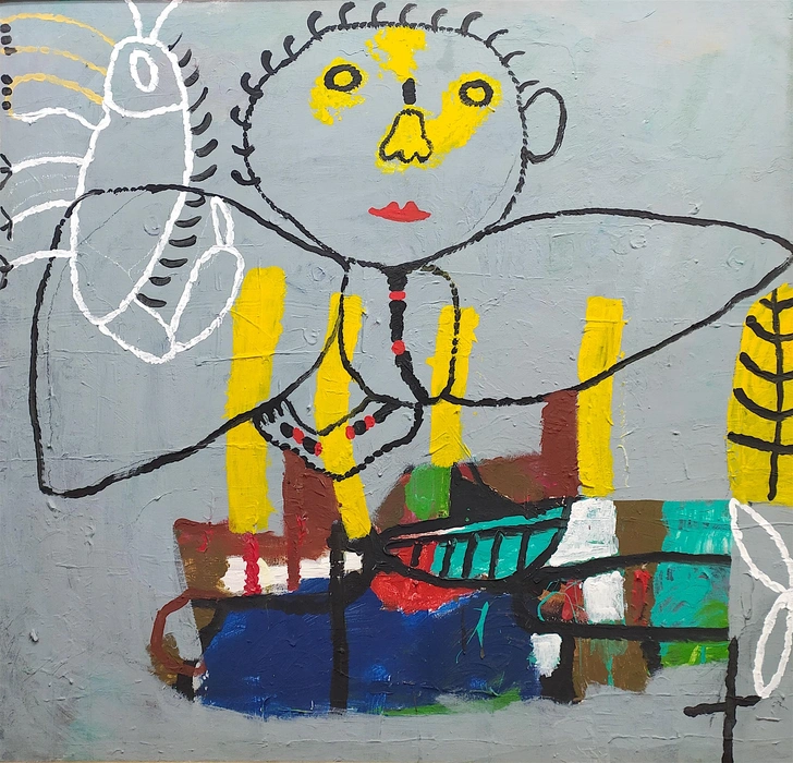 Олег Ланг. «Ангел над городом», 2008. | Источник: pop/off/art gallery 