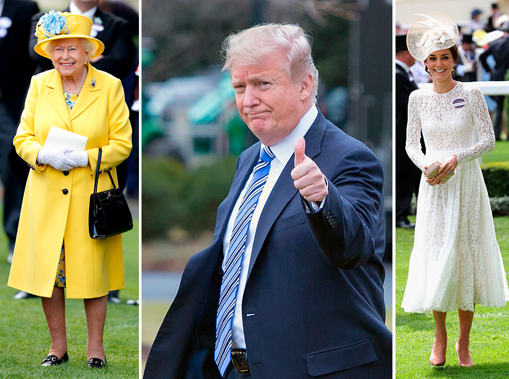 Дональд Трамп и британская королевская семья: краткая история отношений | marieclaire.ru