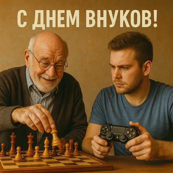 день внука, открытки бабушек и дедушек и внуков, день внучат, открытка с днем внука, взрослого внука с днем, день внуков пожелания, с днем внуков открытки поздравления, день внуков открытки бесплатно, день внуков открытки скачать | Источник: theDay/DALL-E