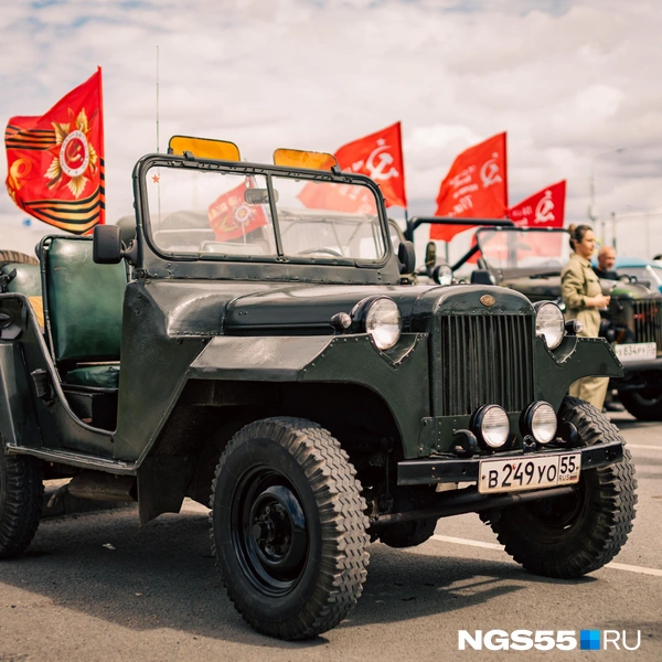 Модель ГАЗ-67 — её выпускали с 1943 по 1953 год. Использовали как штабной транспорт — перевозили офицеров | Источник: Кирилл Башинский / NGS55.RU