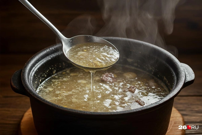 Снимаем пену с бульона | Источник: Полина Авдошина / Городские медиа