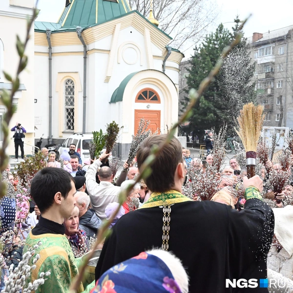 Иисуса встречали пальмовыми ветвями | Источник: Ева Михалевская / NGS.RU