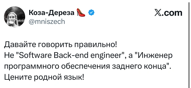 Источник: X (Twitter)