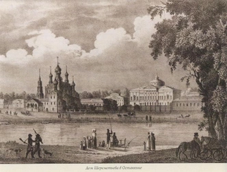 Дом Шереметьевых в Останкино, XIX век. | Источник: wikipedia.org