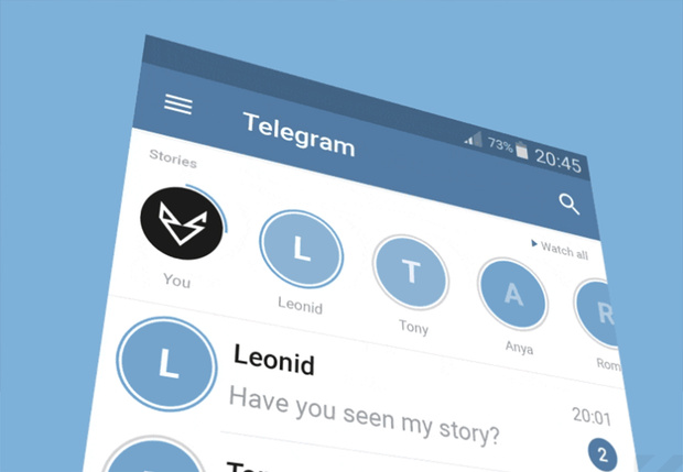Фото №1 - СМИ: после видеозвонков в Telegram могут появиться сторис