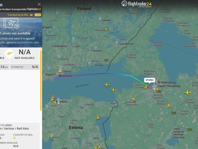 Источник: flightradar24.com