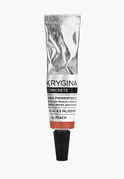 Пигмент для макияжа Krygina Cosmetics Concrete Peach кремовые румяна, матовая помада, тени для век