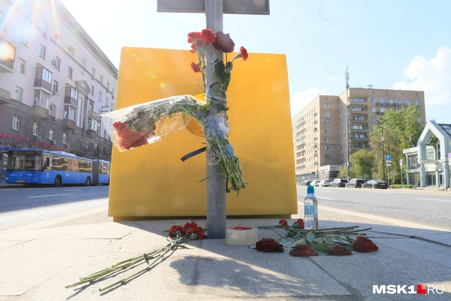 Стоять на этом островке опасно, поэтому людей здесь нет | Источник: Артём Устюжанин / MSK1.RU