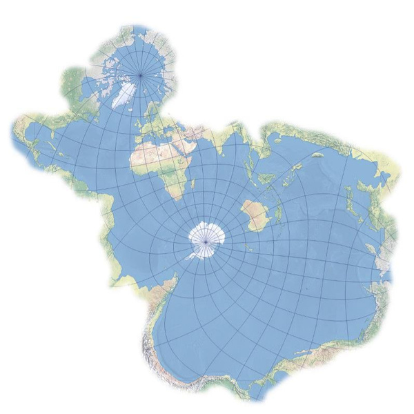 Как бы выглядела карта мира с точки зрения рыб