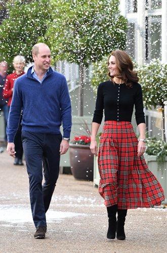 Герцог и герцогиня Кембриджские дали первую рождественскую вечеринку в 2018 году