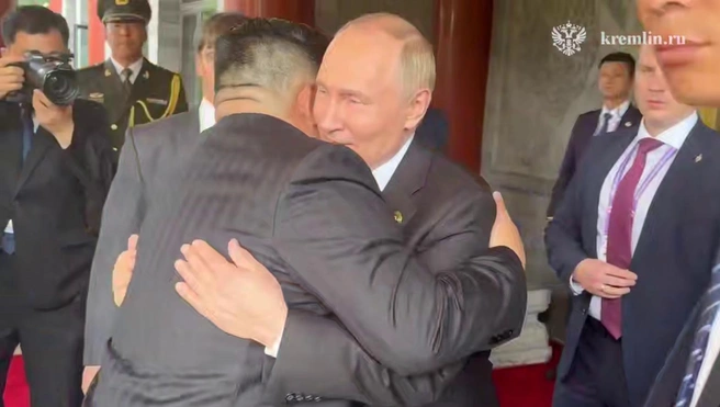 «Приезжайте к нам»: Путин пригласил Ким Чен Ына в Россию | Источник: kremlin.ru