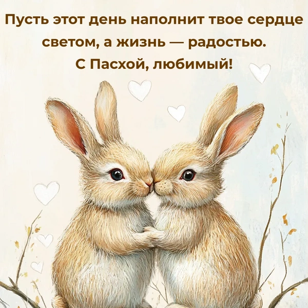 открытка на Пасху, пасхальная открытка, поздравление с Пасхой, открытки для родных, друзей и коллег | Источник: theDay/Midjourney