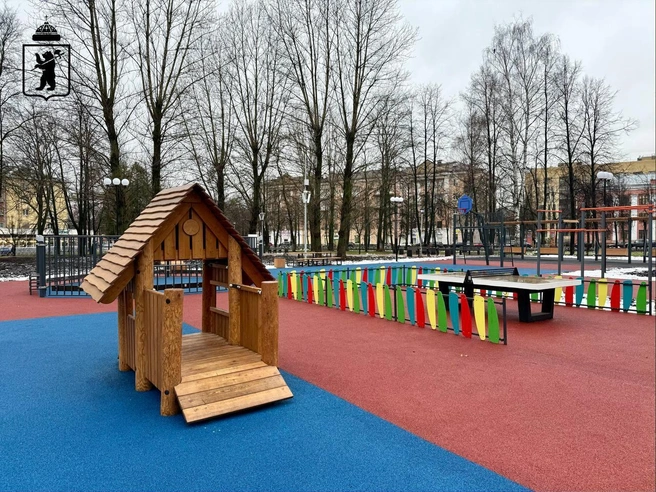 Обзор изменений в сквере 950-летия Ярославля | Источник: Мэрия Ярославля / Telegram