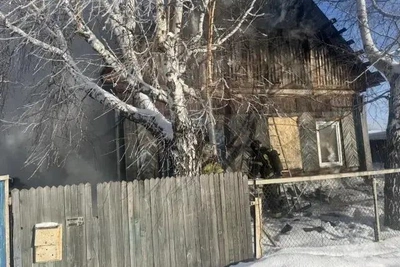 В Новоалтайске при пожаре погиб пожилой мужчина