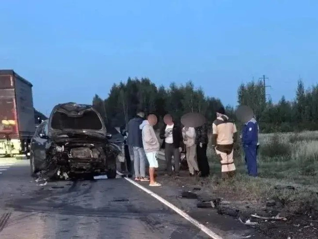 Полиция выясняет обстоятельства ДТП на трассе Р-132 под Михайловом | Источник: УМВД по Рязанской области