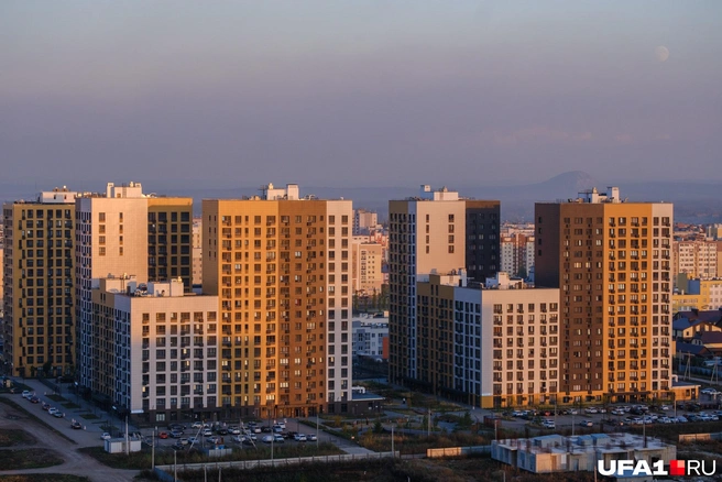 Один из новых кварталов города | Источник: Булат Салихов / UFA1.RU
