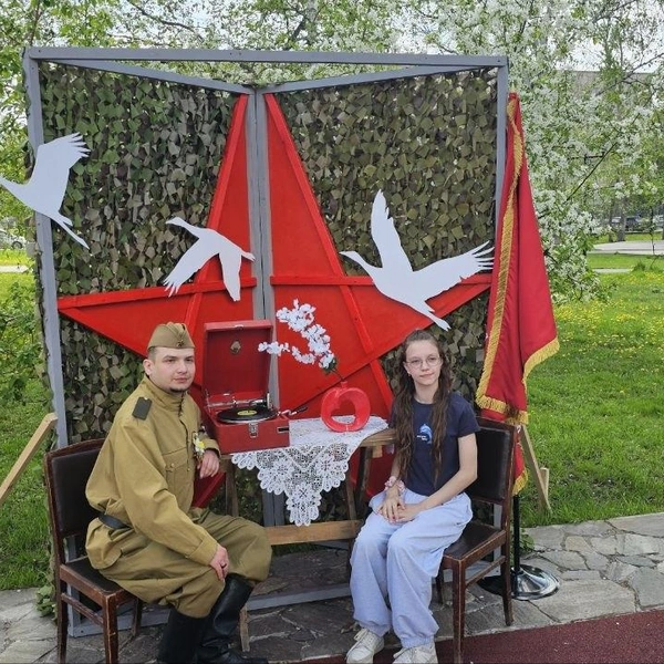 Фотозоны в горсаду | Источник: Дарья Никитченко