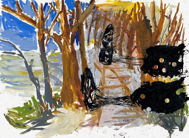 Apperance at Sandteich (Remix), Georg Baselitz | Источник: музей MUNCH