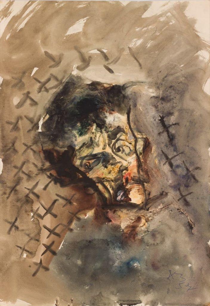 Анатолий Зверев. «Автопортрет». 1957 | Источник: пресс-служба выставки