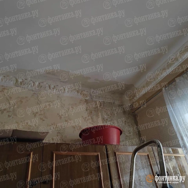 Протечка в квартире на улице Ломоносова | Источник: Читатель «Фонтанки»