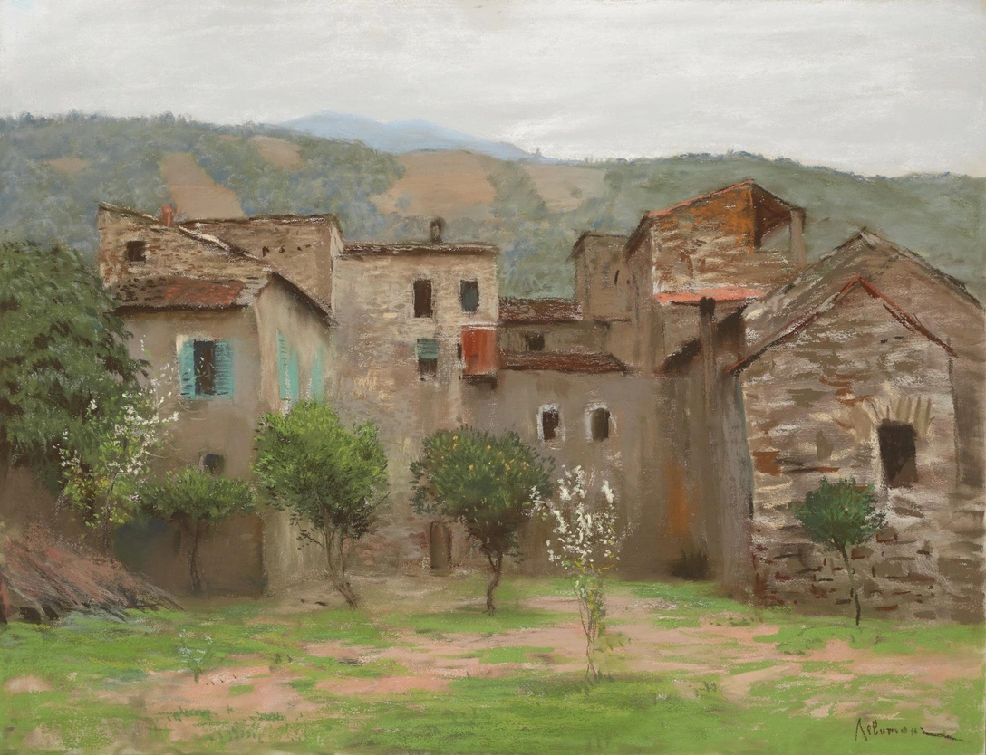 И. И. Левитан. Вид в окрестностях Бордигеры в Италии, 1890 | Источник: архив пресс-служб