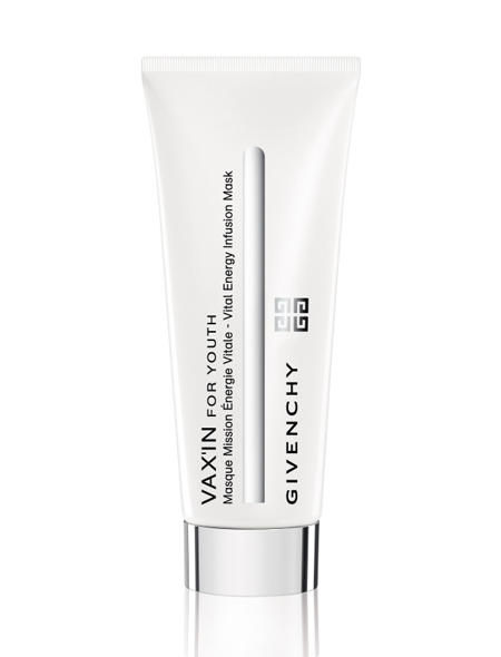 Энергезирующая маска для лица Vax’In Vital Energy Infusion Mask, Givency, обладает восстанавливающим и очищающим действием для упругой и здоровой кожи.